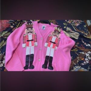 Queen of sparkles nutcracker cardigan